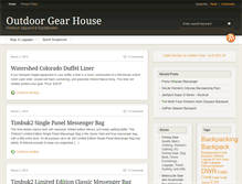 Tablet Screenshot of outdoorgearhouse.com